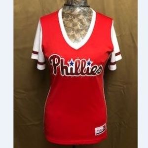 Majestic Philadelphia Phillies Women's Red T-Shirt